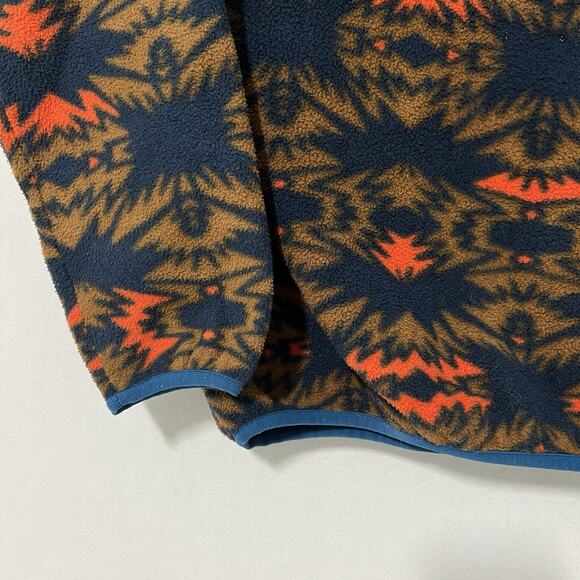 Patagonia Synchilla Youth XL 14 Lightweight Aztec Tribal T-Snap Fleece Pullover - Picture 4 of 13